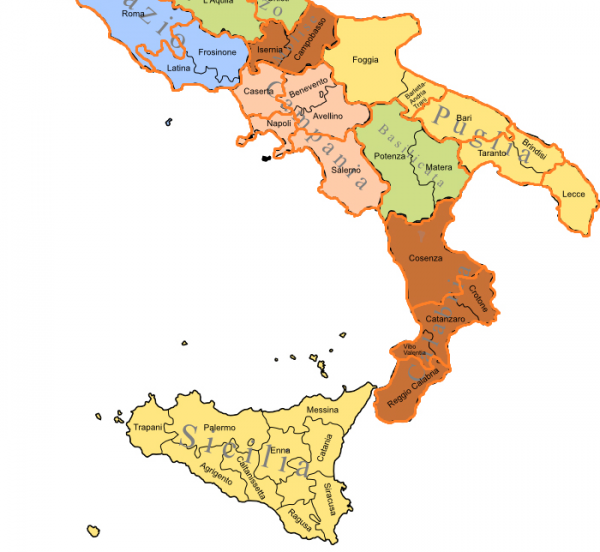 sud italia in crescita