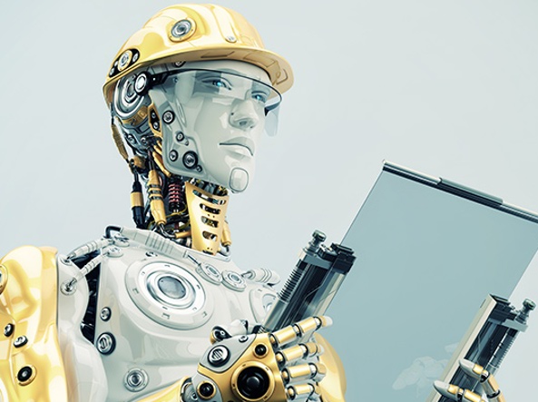 intelligenza artificiale robot lavora