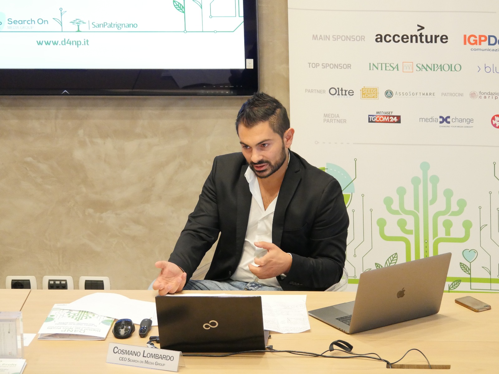 Cosmano Lombardo è l'ideatore di D4NP