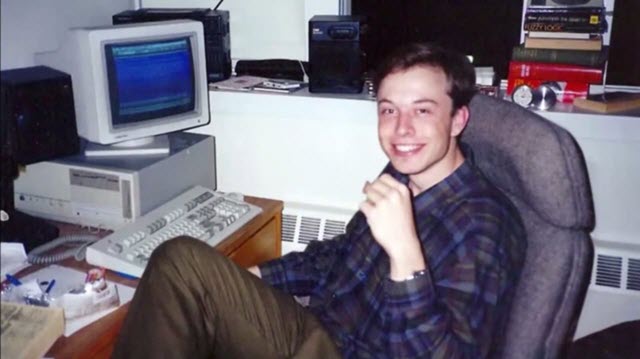 Elon Musk nel 1995