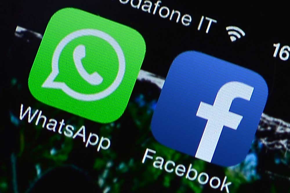 tasto da facebook a whatsapp