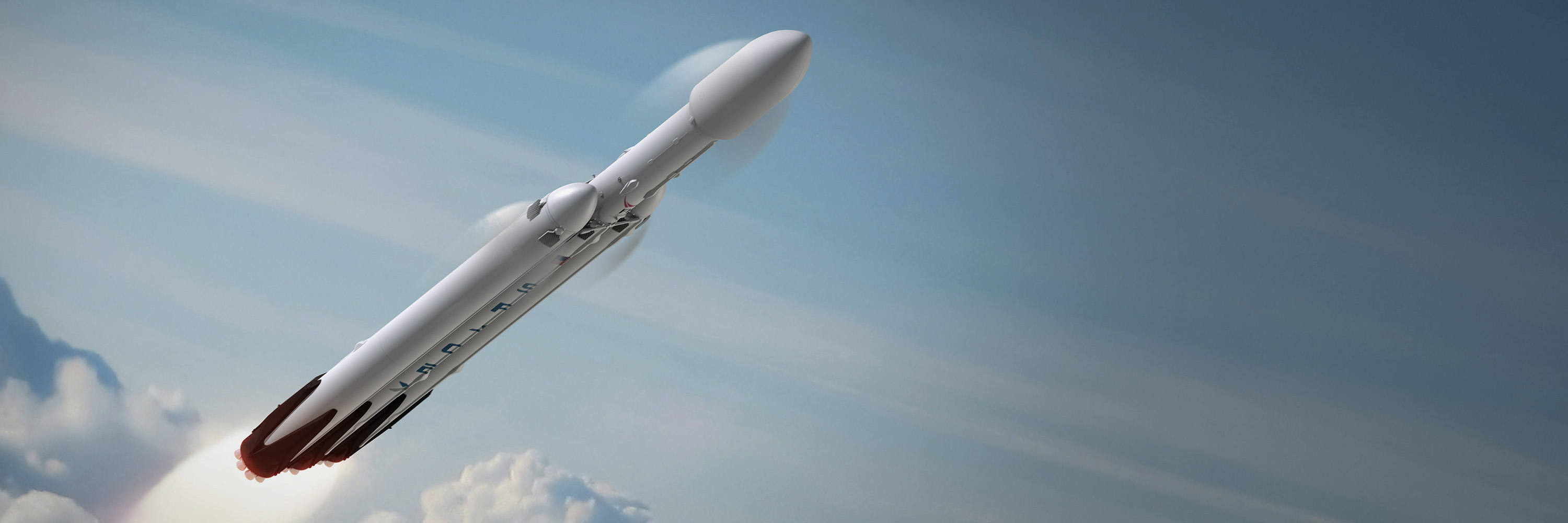 falcon heavy pronto per il lancio