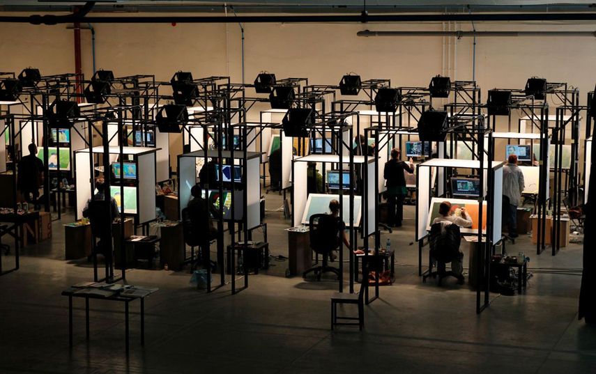 come è stato prodotto Loving Vincent