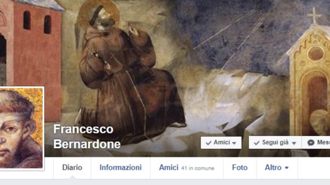 San Francesco sbarca sui social