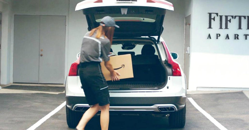 Amazon consegna gratuita direttamente in auto e in casa: una nuova rivoluzione in arrivo