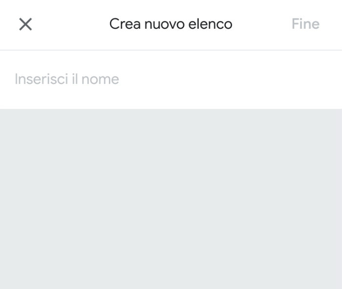 come creare un elenco su Google Tasks