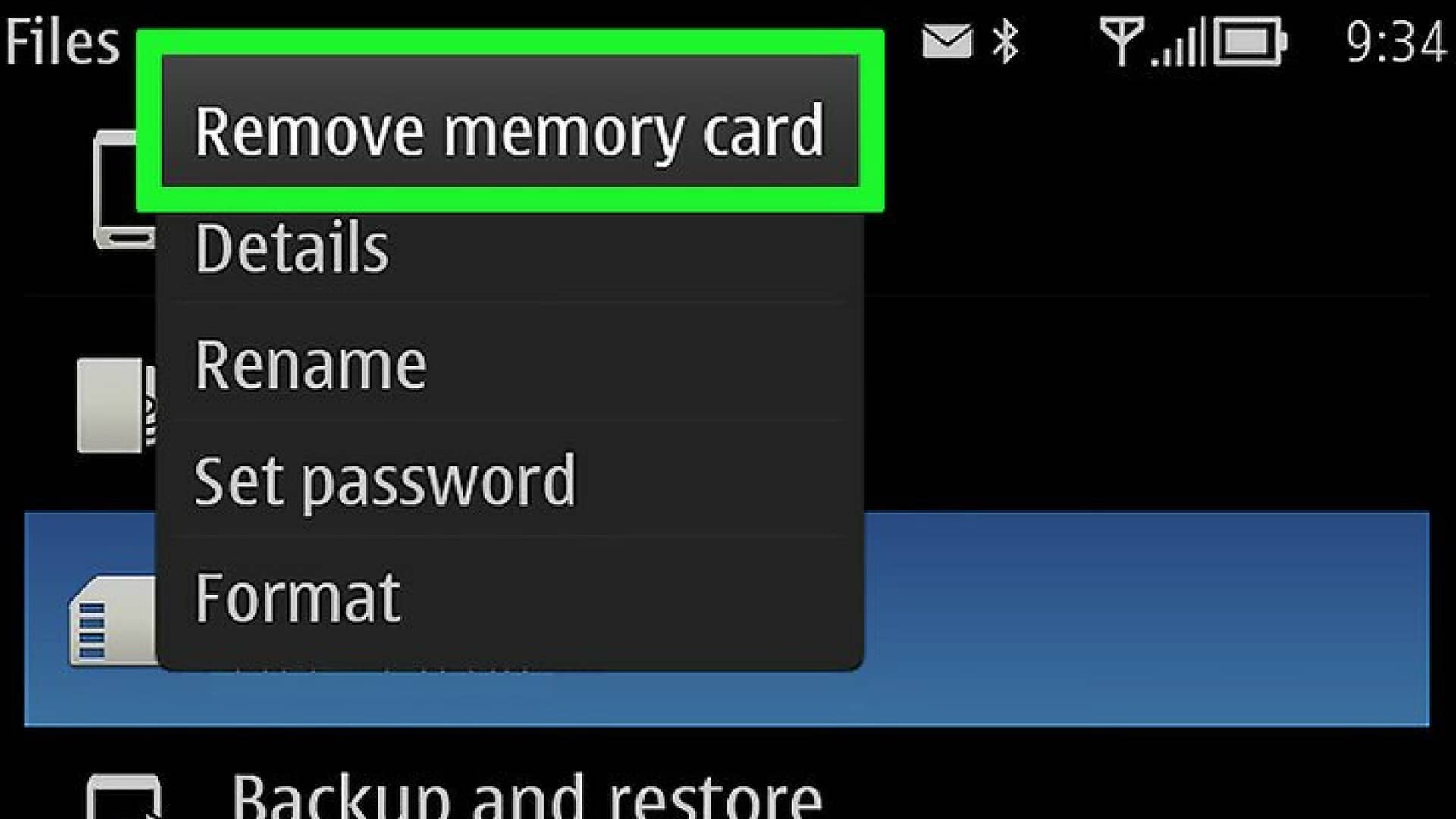 rimuovere-dati-scheda-sd