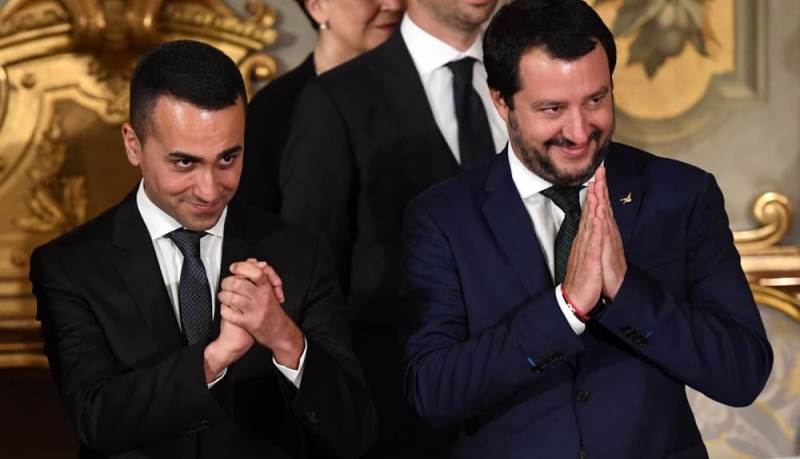 salvini e luigi di maio