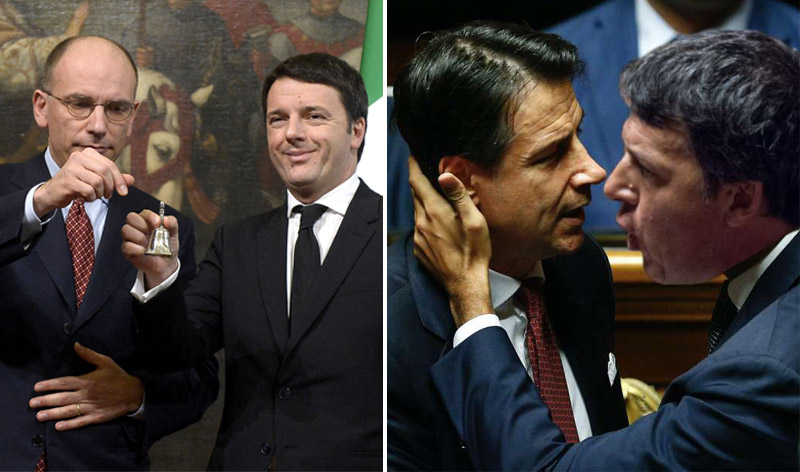 Il vero capolavoro di Renzi? Ridare forza a Conte e Letta, i suo grandi nemici
