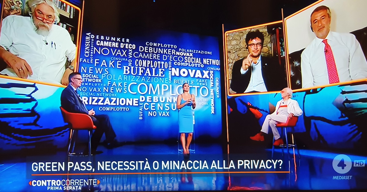 Scontro tra Meluzzi, Cartabellotta e Davi a Controcorrente