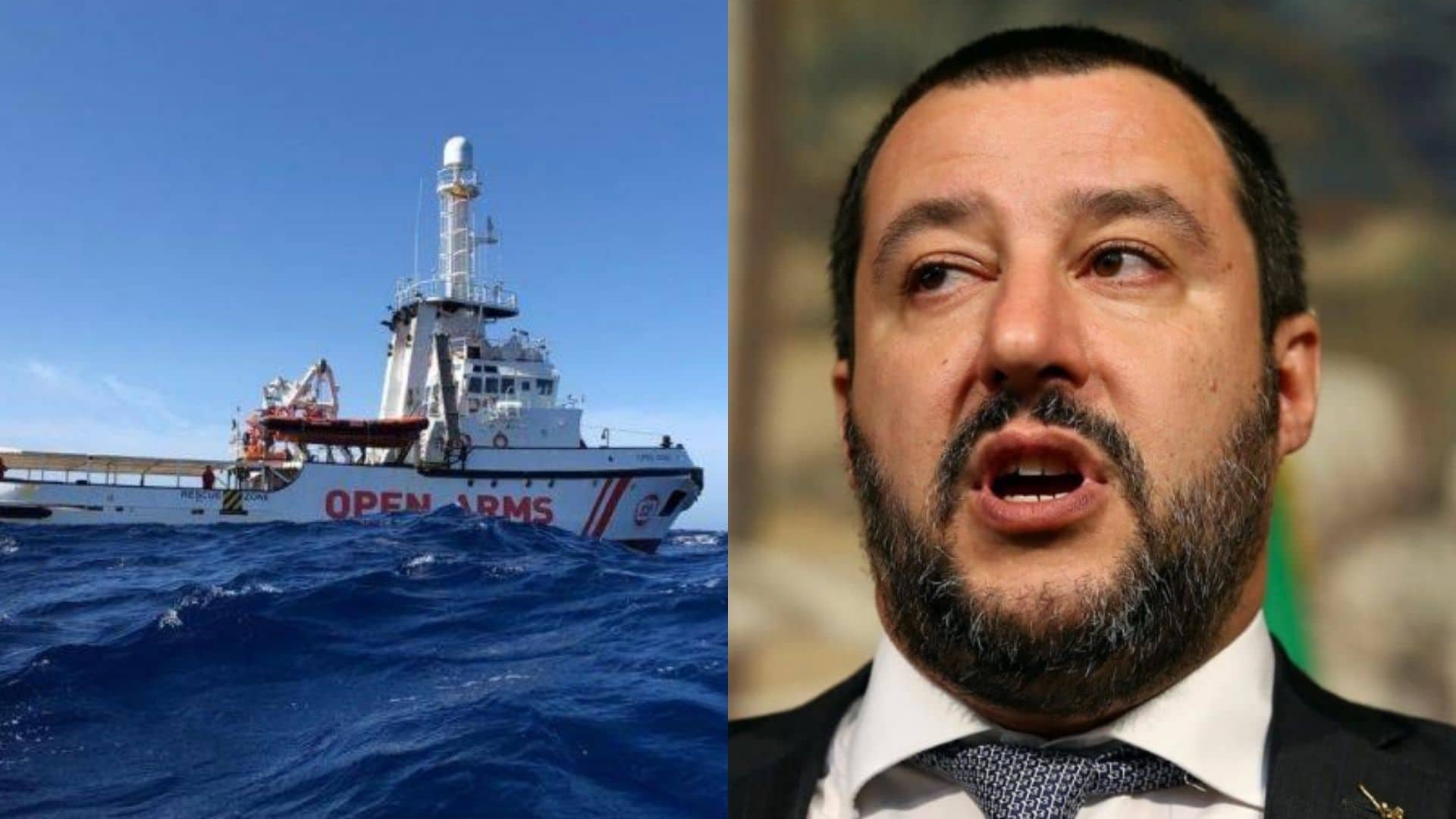 Al via il processo Open Arms contro Salvini