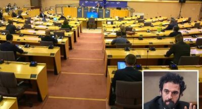 La figuraccia di Dino Giarrusso al Parlamento europeo