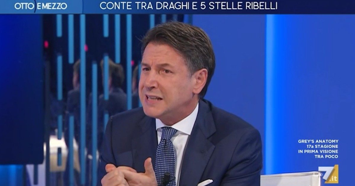 Conte perde la pazienza a Otto e mezzo