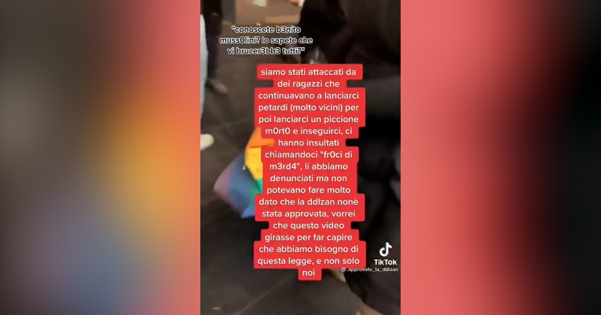 Aggressione omofoba a Ferrara citando Mussolini