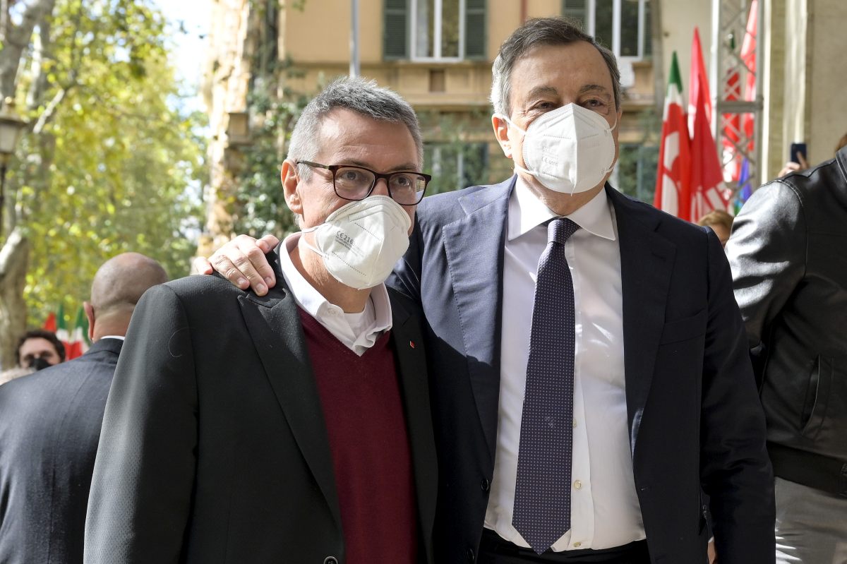 Sciopero generale, l'incredulità di Draghi