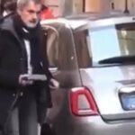Social scatenati contro Gianni Alemanno che parcheggia sul marciapiede