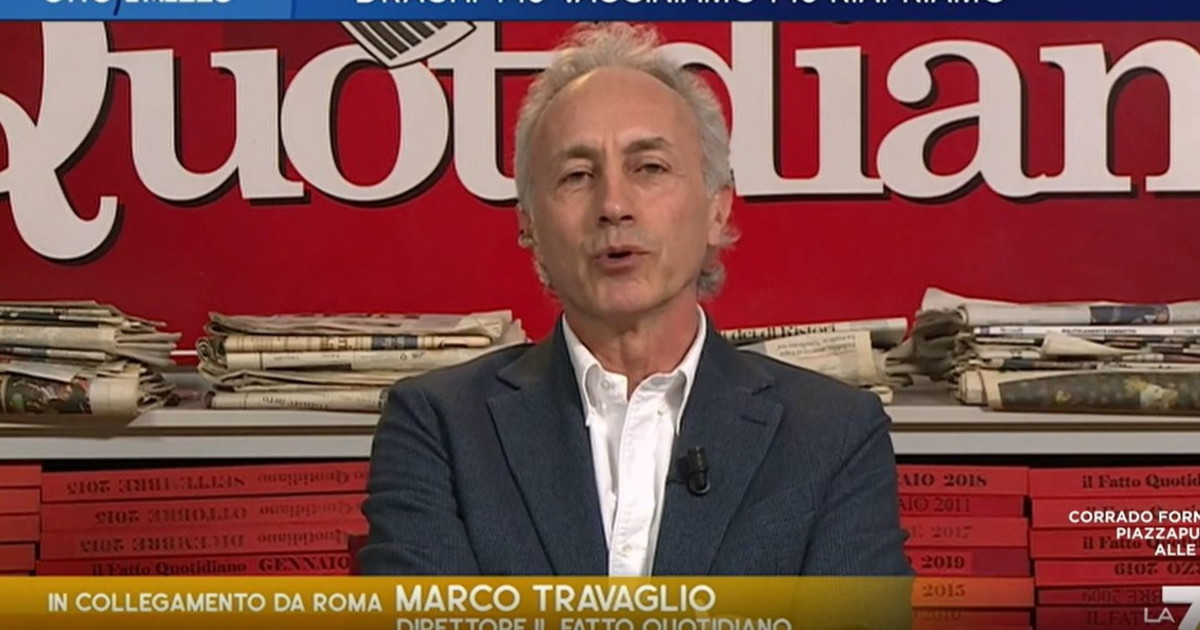 La sparata di Travaglio contro Draghi