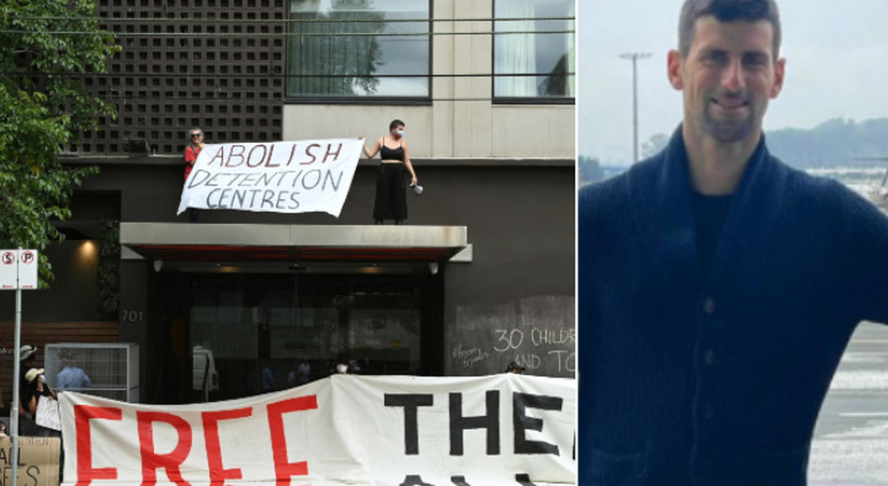 Vermi e incendi nell'hotel di Djokovic