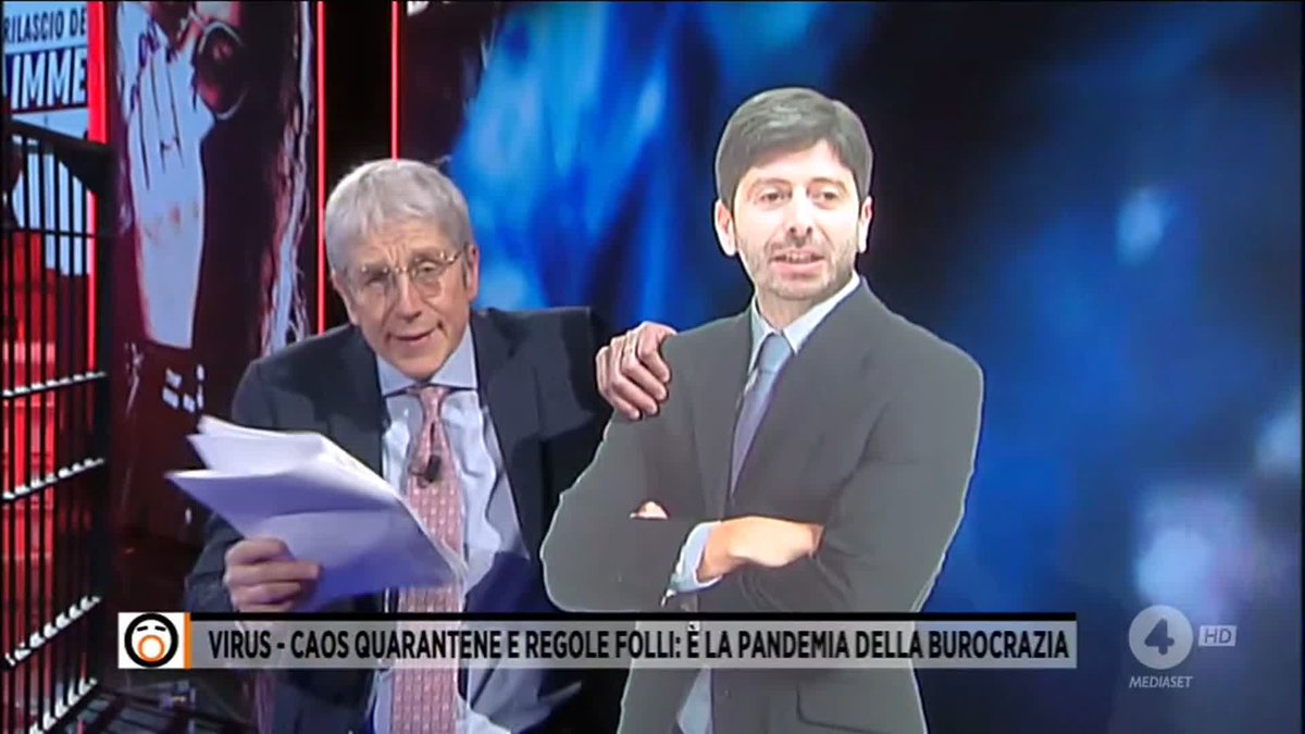 Mario Giordano chiede le dimissioni di Speranza