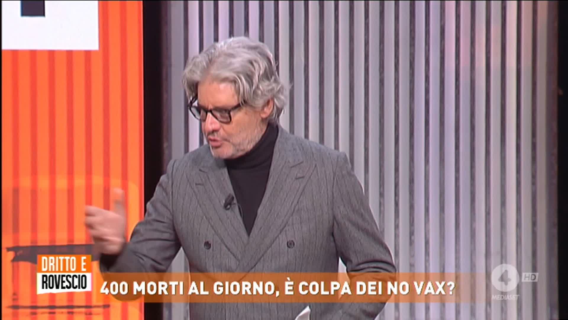 Le sorprendenti dichiarazioni di Bassetti su Cruciani a Dritto e Rovescio
