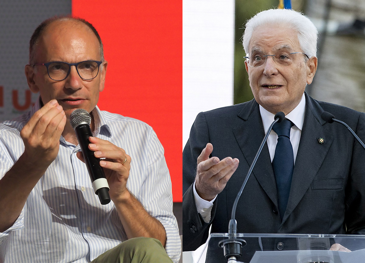 Enrico Letta punta sul Mattarella bis al Quirinale