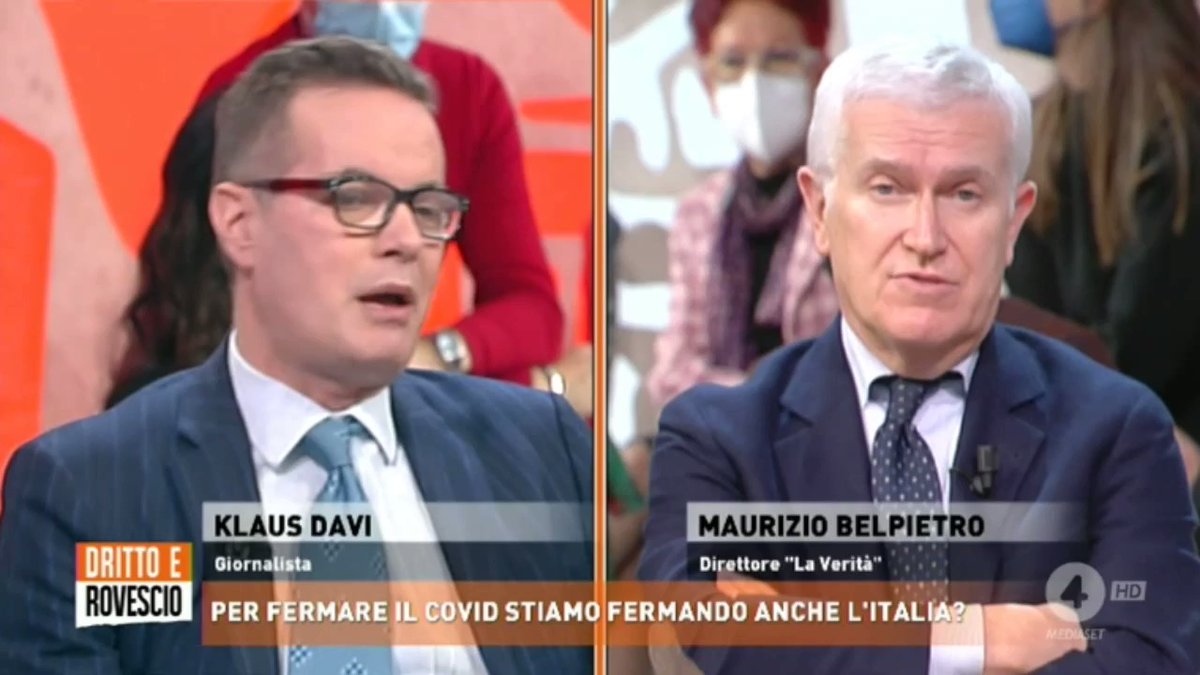 Belpietro sbotta definitivamente a Dritto e Rovescio