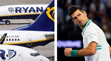 Bufera su Ryanair dopo il tweet su Djokovic