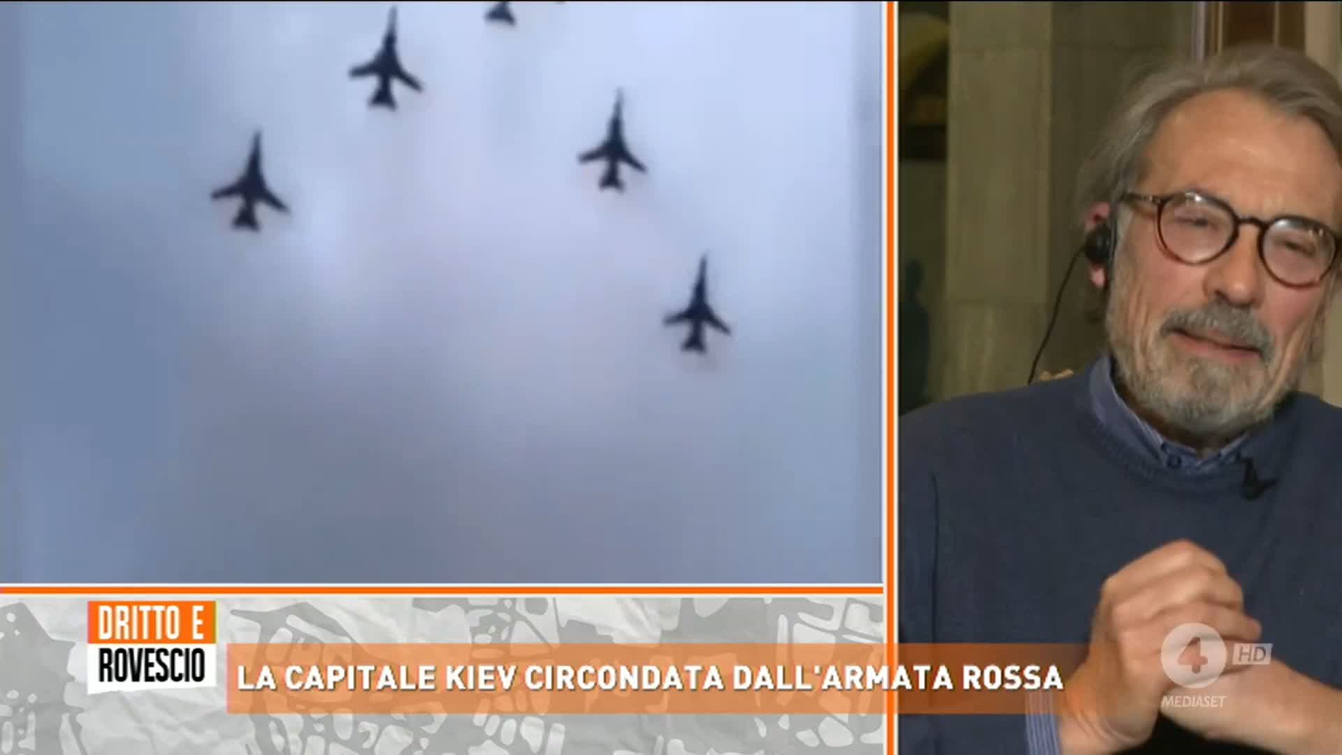 La provocazione sull’Ucraina fa esplodere lo studio di Dritto e Rovescio