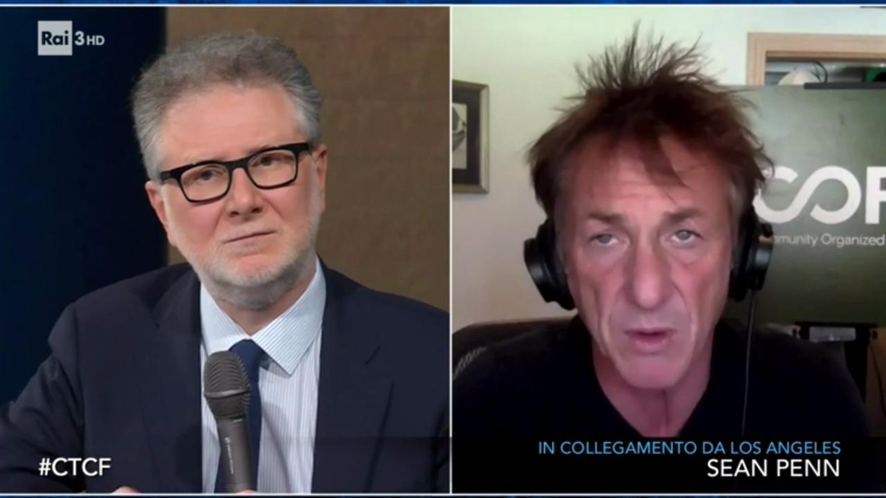 Sean Penn racconta a Fazio il suo viaggio in Ucraina