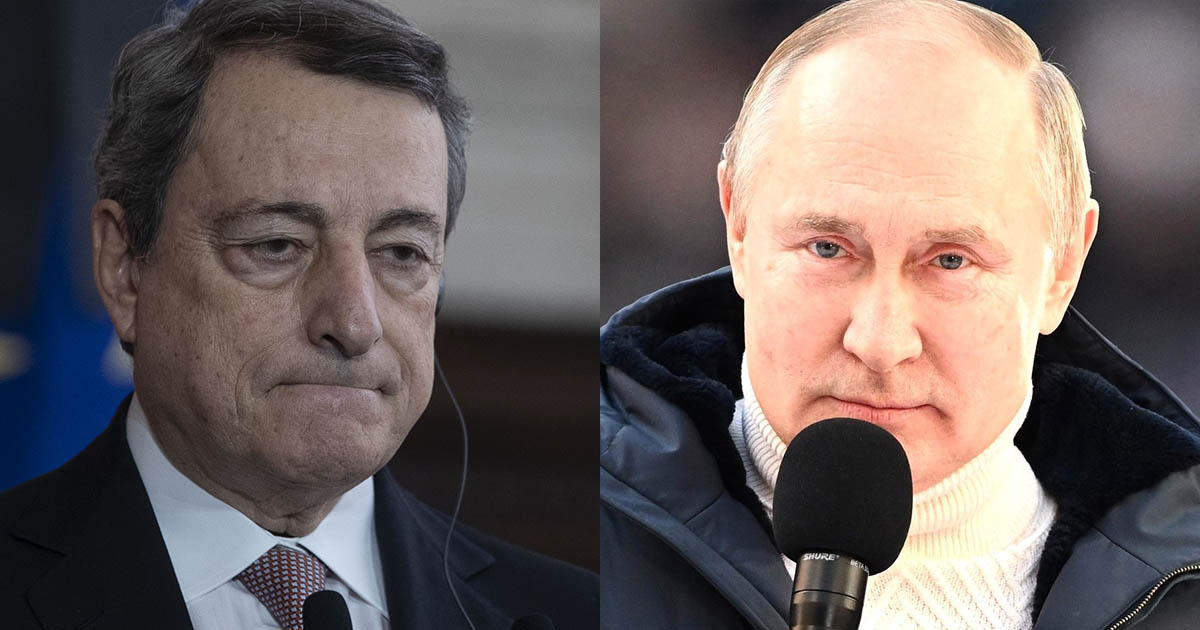 Draghi paragona Putin a Hitler e Mussolini