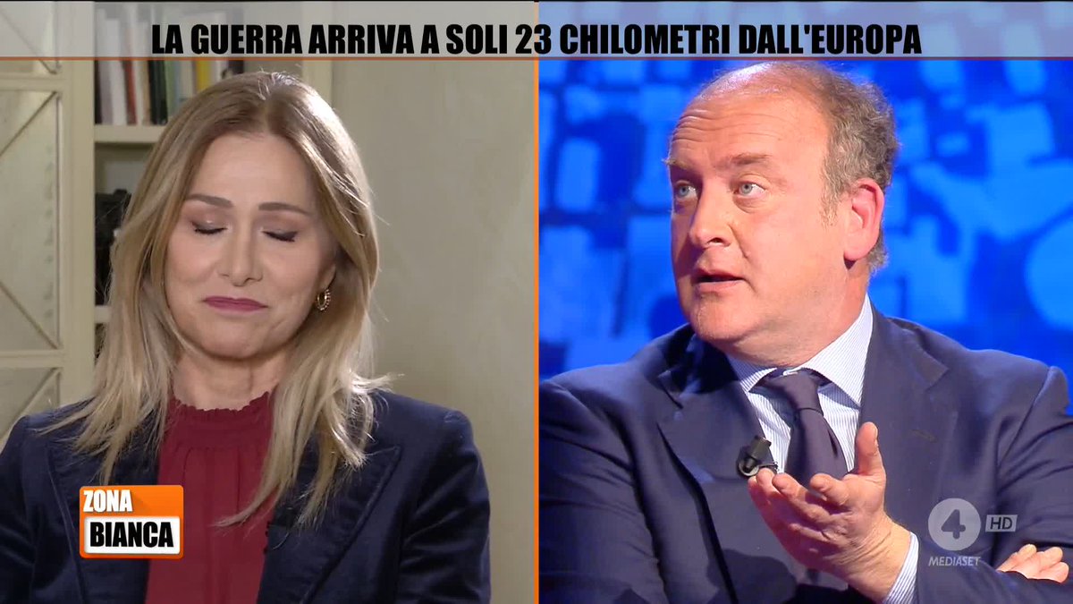 Francesca Donato contro tutti a Zona Bianca sull’Ucraina