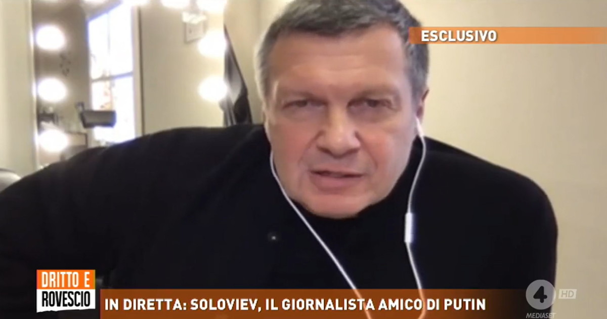 Il giornalista russo amico di Putin ospite di Del Debbio