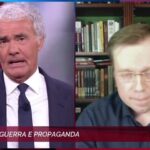 Luca Telese infuriato col giornalista russo a Non è l’Arena