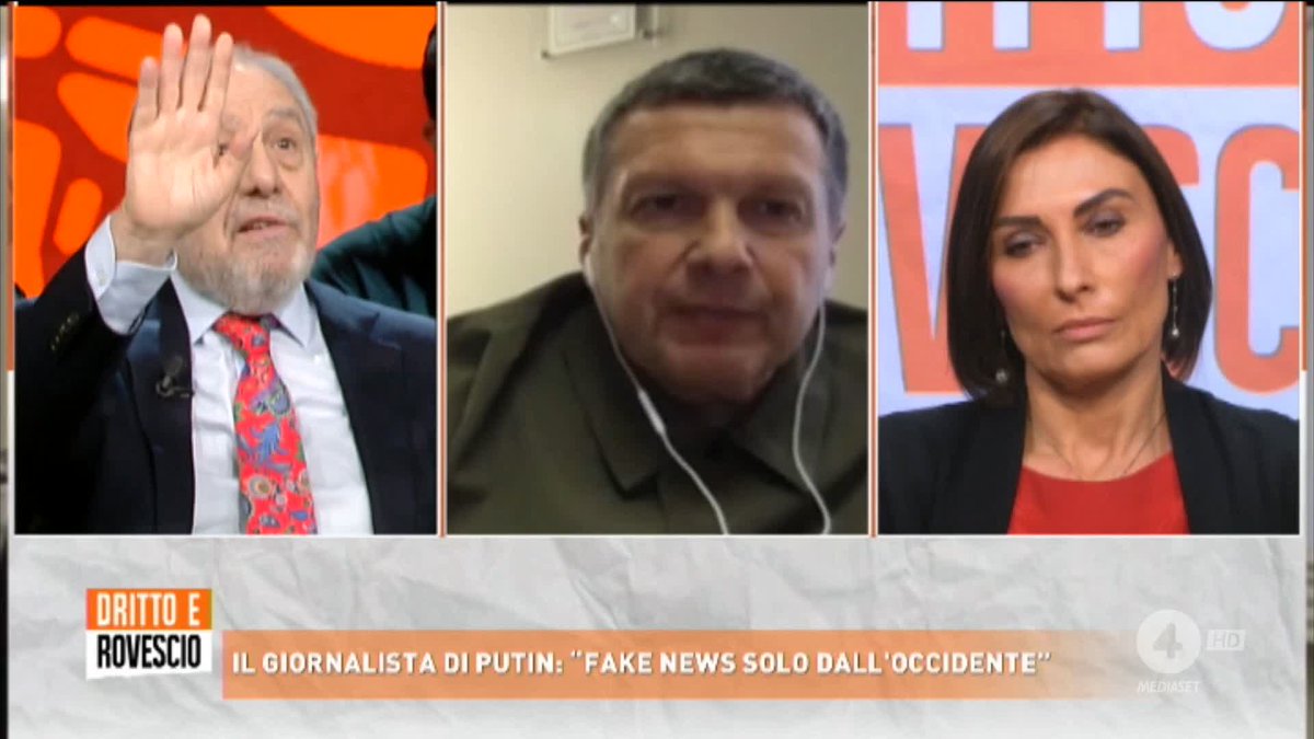 Caprarica scatenato contro Soloviev a Dritto e Rovescio