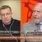 Lo scontro tra Caprarica e Soloviev a Dritto e Rovescio