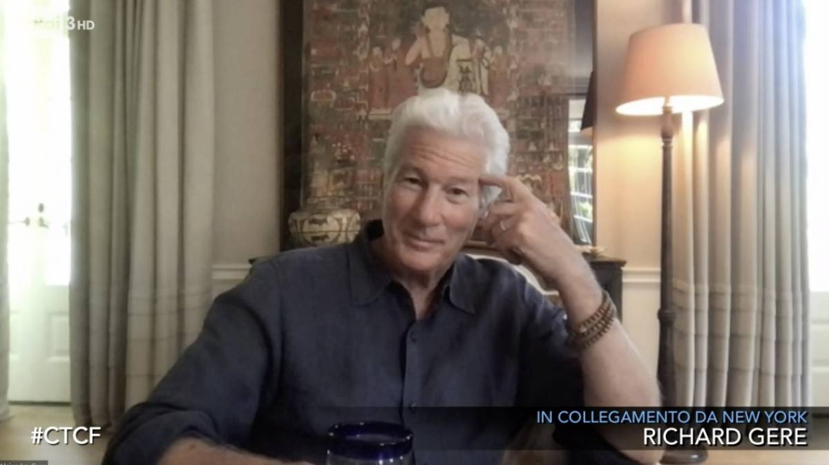 Richard Gere attacca Putin durante Che tempo che fa