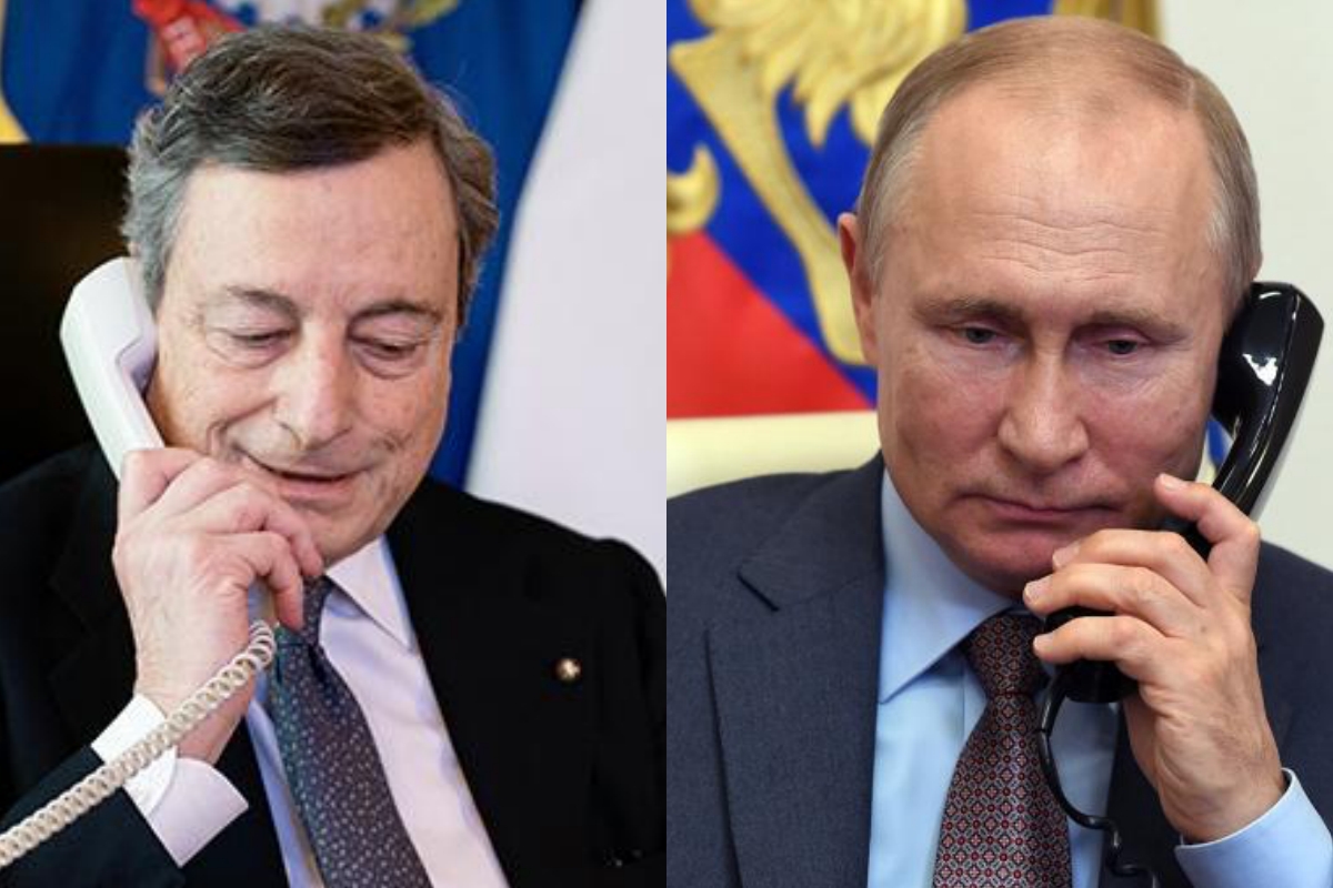 Draghi telefona a Putin