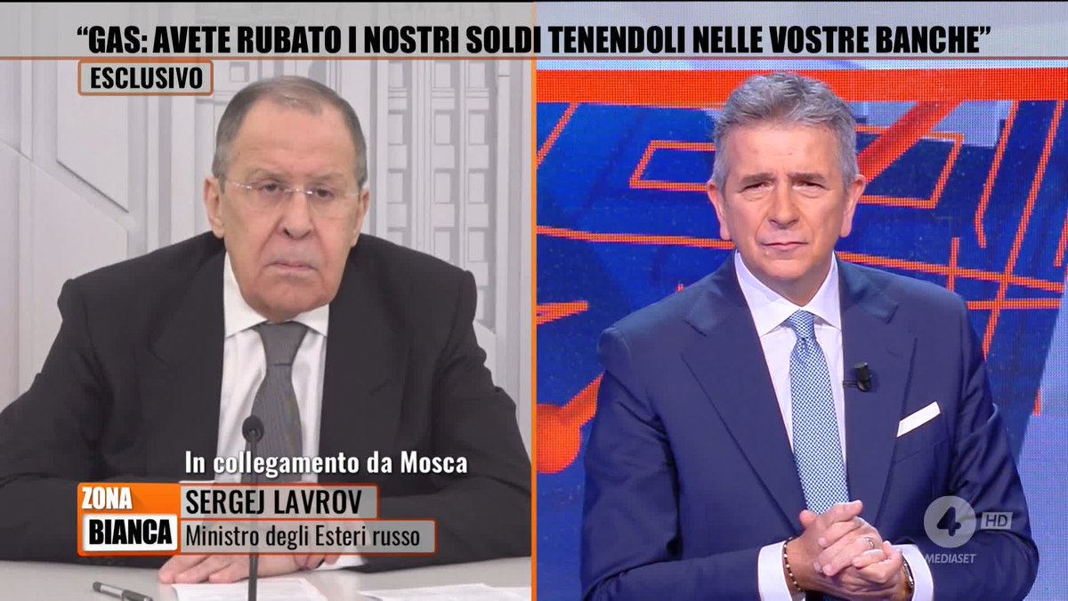 Il delirio del ministro degli Esteri di Putin su Zelensky e Hitler