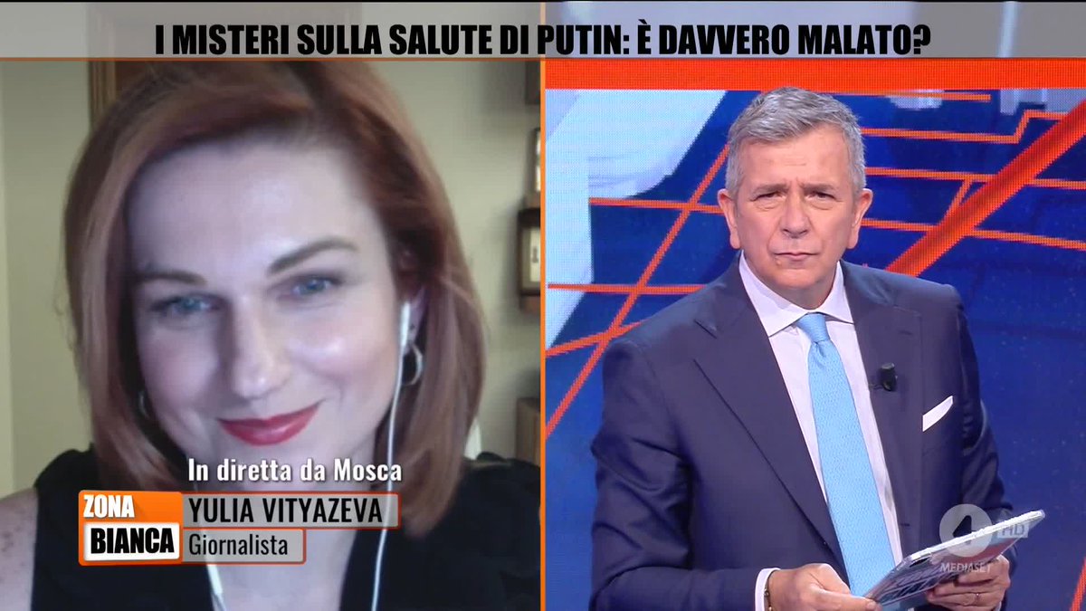 Caprarica inchioda la giornalista russa a Zona Bianca