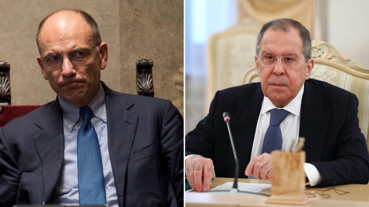 Enrico Letta torna a bomba sul caso Lavrov