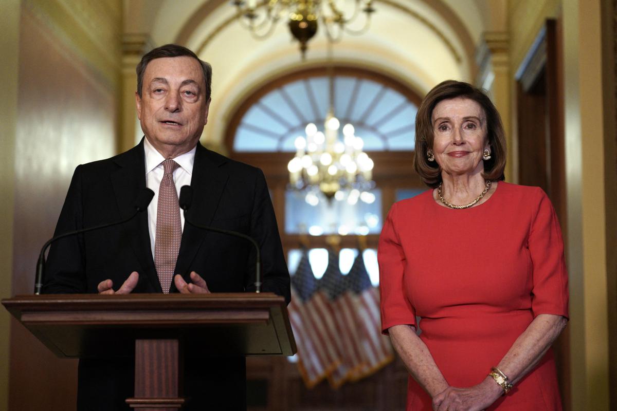 Dopo Biden, Draghi incontra Nancy Pelosi