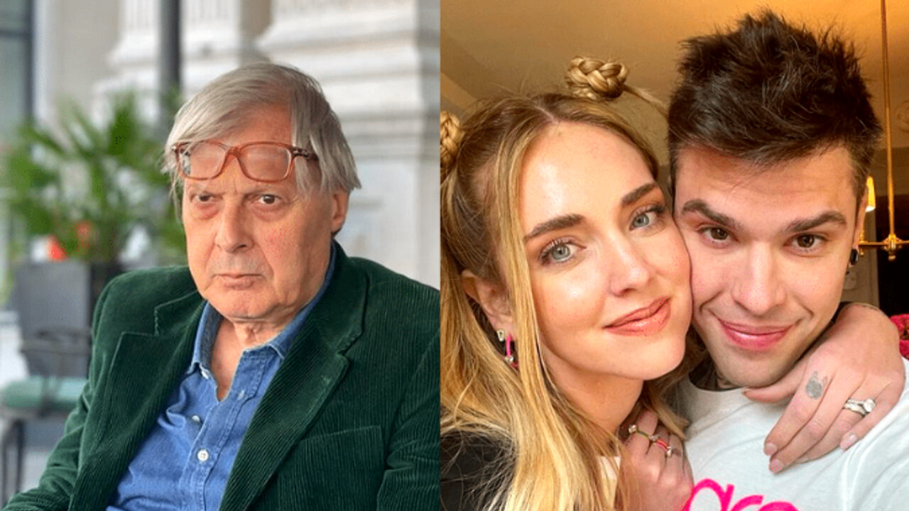 Vittorio Sgarbi insulta Chiara Ferragni e Fedez