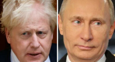 Boris Johnson mette la gonna a Putin