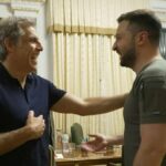 L’attore americano Ben Stiller incontra Zelensky a Kiev
