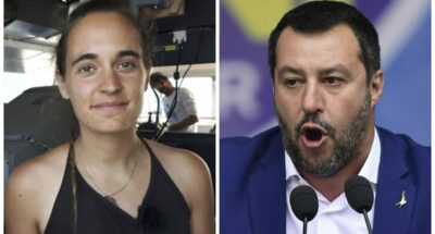 Salvini accusato di diffamazione contro Carola Rackete