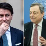 Lo scontro Draghi-Conte mette a rischio il governo