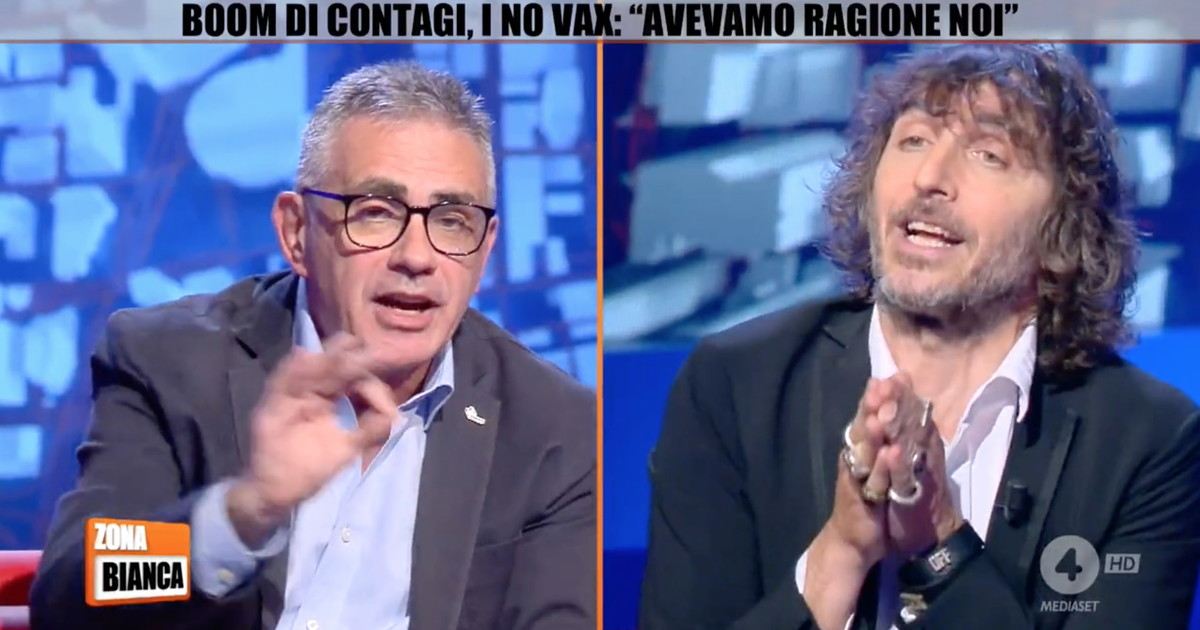 Tutti contro Pregliasco a Zona Bianca