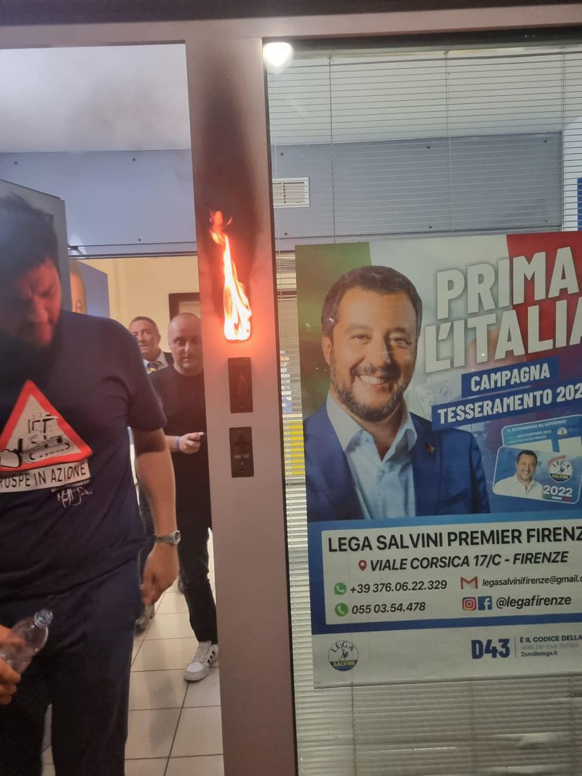 La denuncia di un consigliere comunale leghista di Firenze