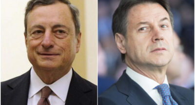 Tesissimo faccia a faccia tra Draghi e Conte