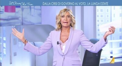 Myrta Merlino indignata dallo spot elettorale di Forza Italia sulle casalinghe